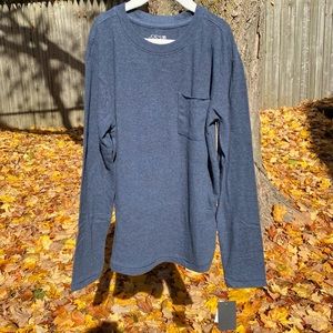 Navy long sleeve shirt, NWT